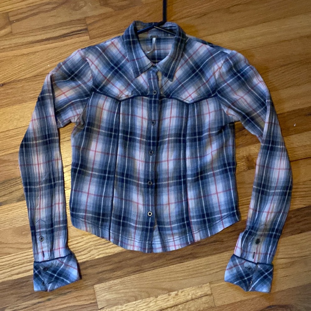 Free people fitted western shirt, Size Small